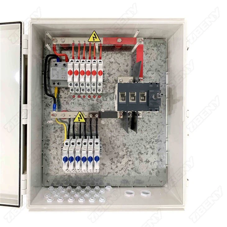 1500V Combiner box open 